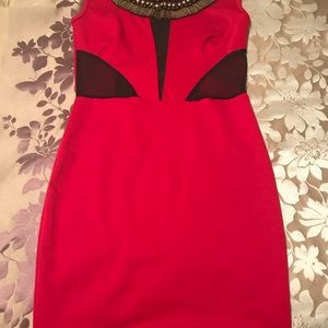 Embellished body con dress